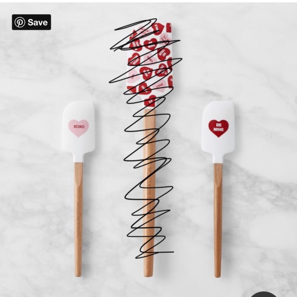 Mini Heart Spatulas (2)- William and Sonoma